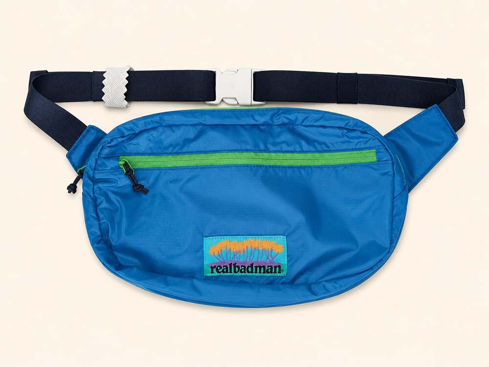 💙 Real Bad Man Ripstop Waist Bag / Crossbody Bag NWOT